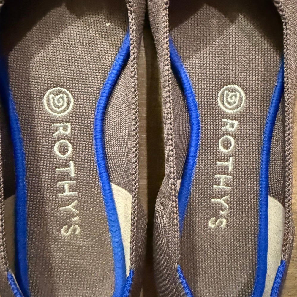 Rothy's The Pointed Flats Taupe Knit Women Shoes Size 8.5 Comfort Outdoor‎ Work - Picture 6 of 6